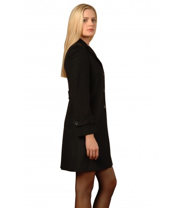 Manteau trois quart en cachemire