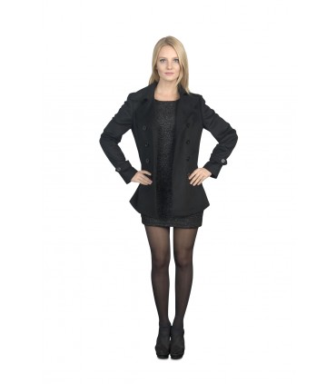 Caban en laine et cachemire