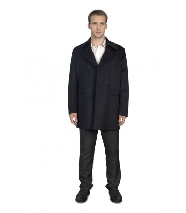 Caban en laine et cachemire