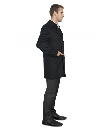 Caban en laine et cachemire