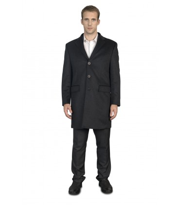 Manteau trois quart en cachemire