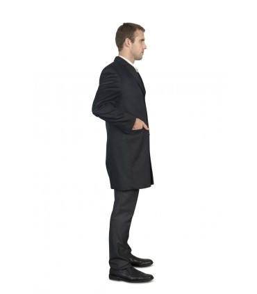 Manteau trois quart en cachemire