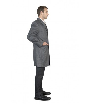 Manteau trois quart en cachemire