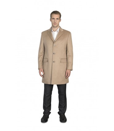 Manteau trois quart en cachemire