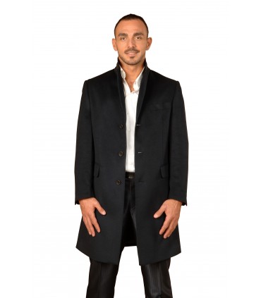 Manteau trois quart en cachemire